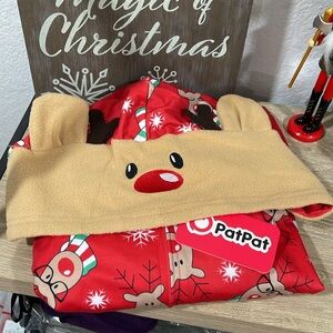 Woman’s Christmas Rudolph pajama onesie